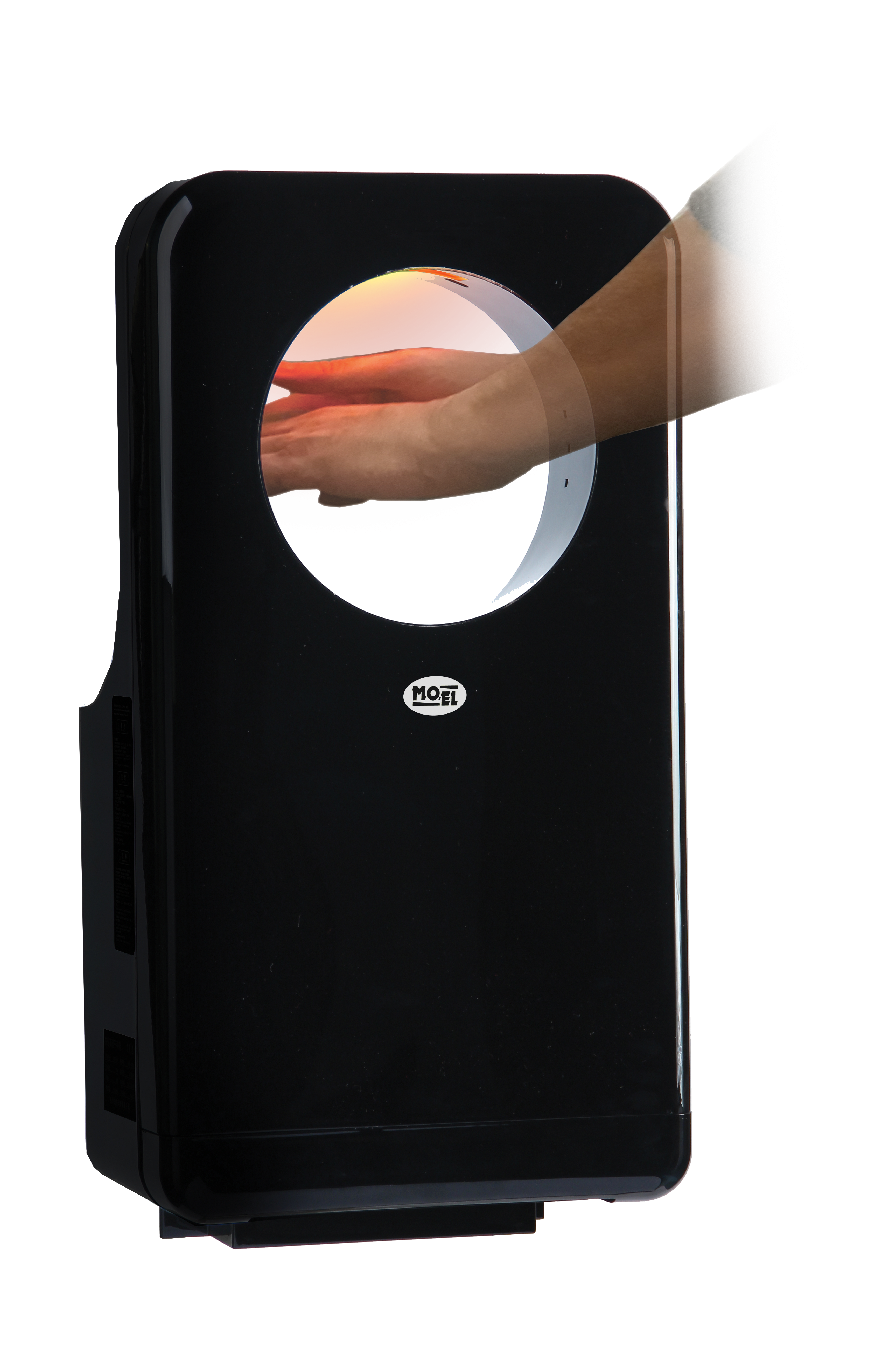 MO.EL - ASCIUGAMANI NERO BLACK HOLE 7900