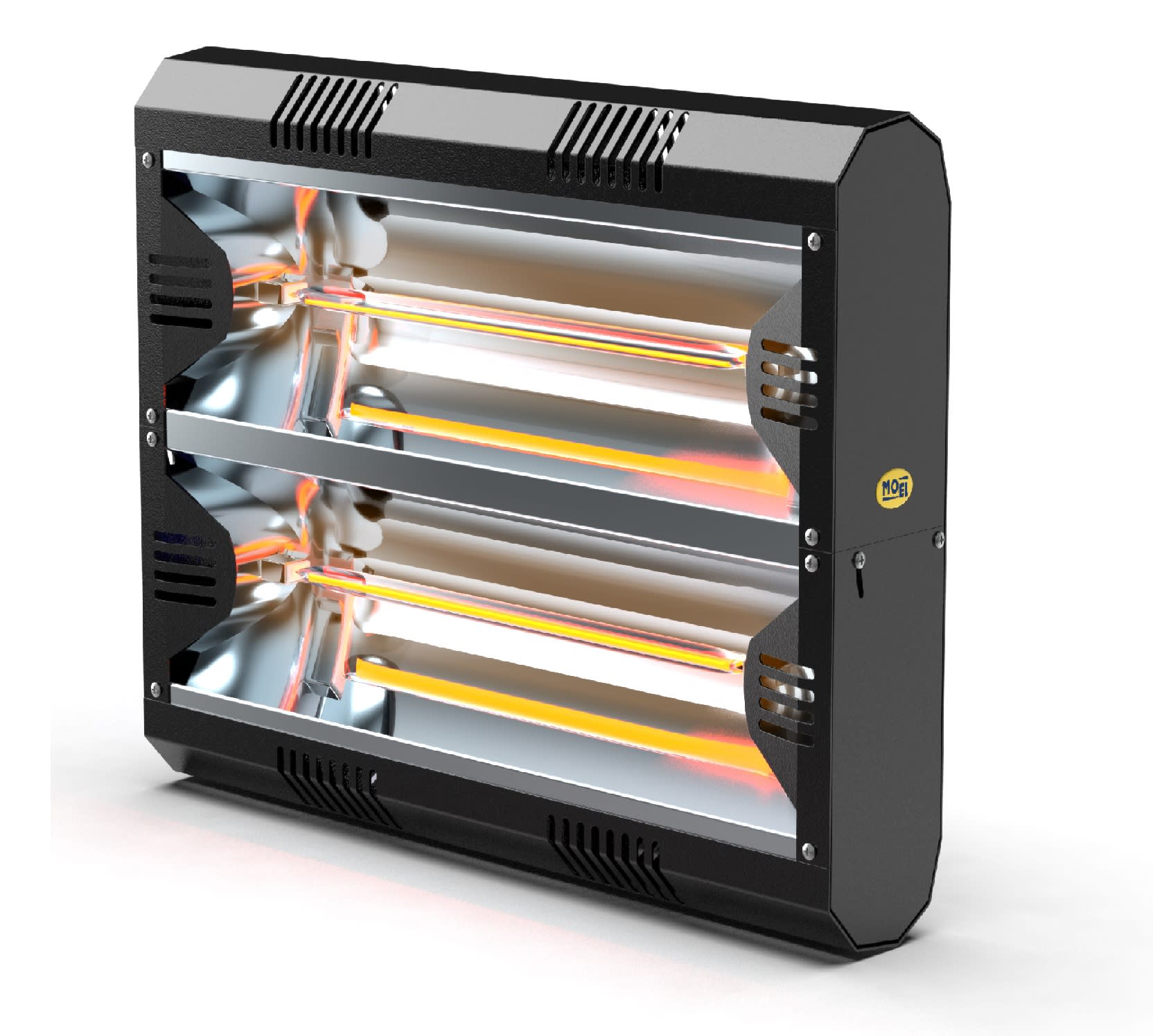 MO.EL - HATHOR 2X2000W 230V/50HZ NERO