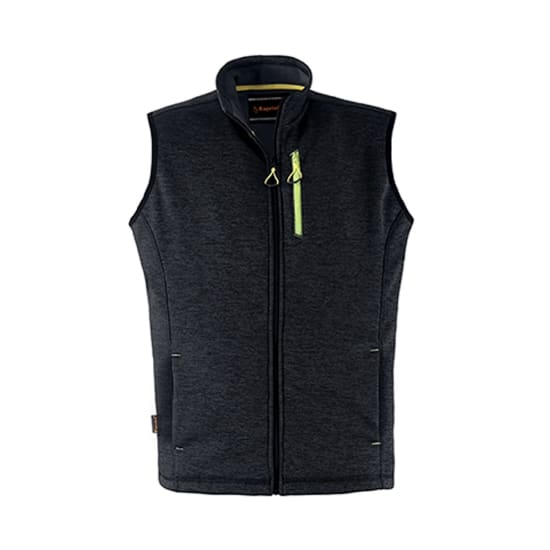 KAPRIOL - GILET SLICK NERO/MELANGE XL
