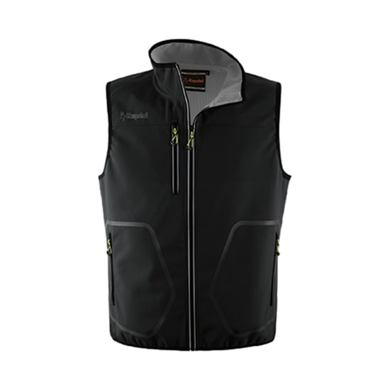 KAPRIOL - GILET TECH NERO/SILVER XL