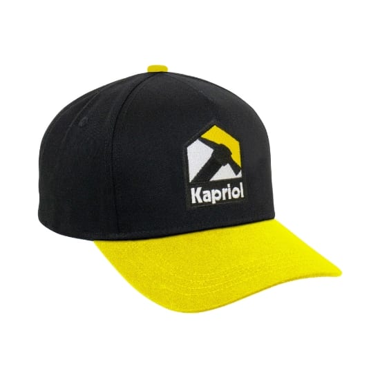 KAPRIOL - CAPPELLINO BASEBALL BTF NERO GIALLO