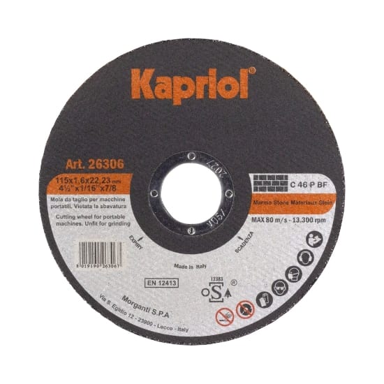 KAPRIOL - DISCO ABRASIVO MAT.EDILI 230