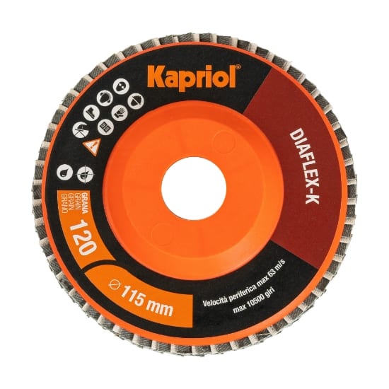KAPRIOL - DISCO LAMELLARE DIAMANTATO D.115 GRANA 6
