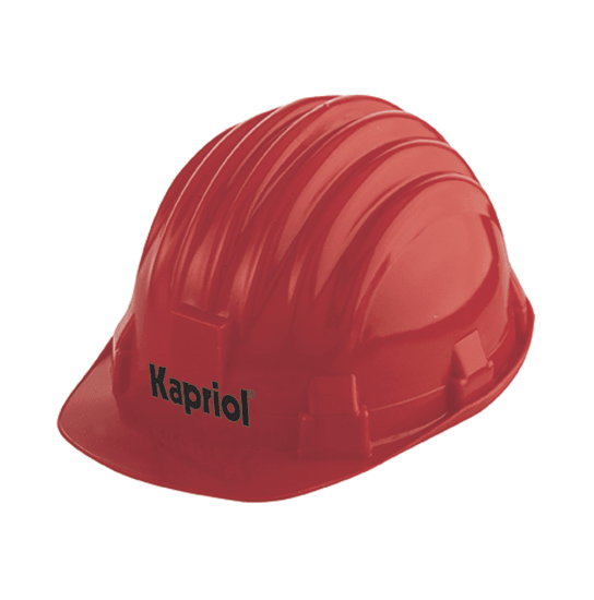 KAPRIOL - CASCO CON VISIERA ROSSO