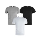 KAPRIOL - SET 3 T-SHIRT GRIGIO/BIANCO/BLU M