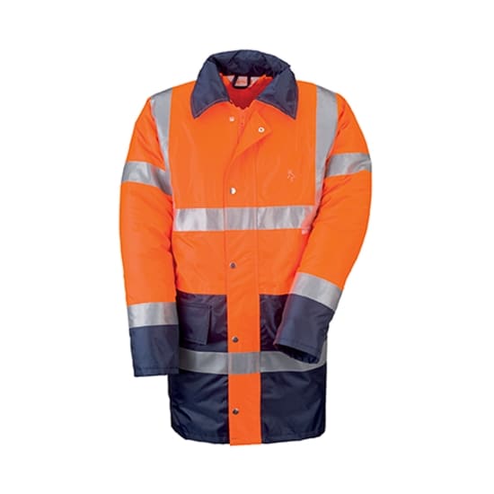 KAPRIOL - PARKA HV ARANCIO/BLU L