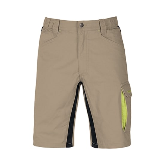 KAPRIOL - PANTALONCINO KAVIR BEIGE/NERO XL