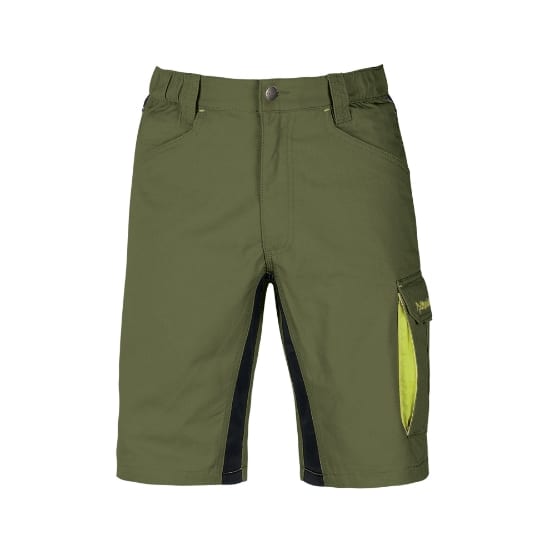 KAPRIOL - PANTALONCINO KAVIR OLIVE GREEN/NERO L