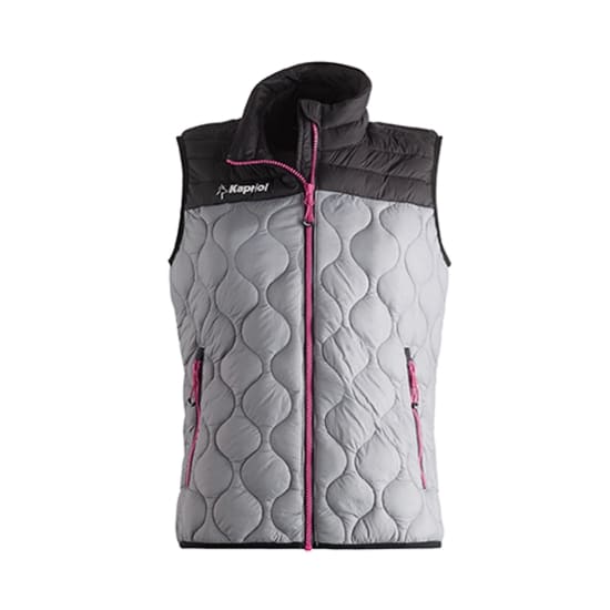 KAPRIOL - GILET THERMIC DONNA GRIGIO CHIARO S