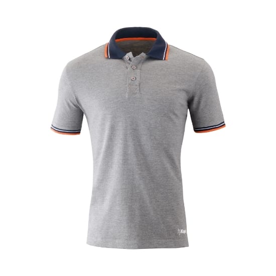 KAPRIOL - POLO GRIGIO/ARANCIONE XL