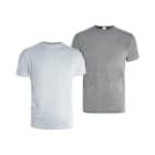 KAPRIOL - SET 2 T-SHIRT GRIGIO/BIANCO L