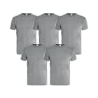 KAPRIOL - SET 5 T-SHIRT GRIGIO M