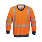 KAPRIOL - T-SHIRT HV ARANCIONE M/LUNGA XXL