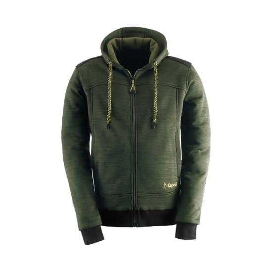 KAPRIOL - FELPA SLICK C/CAPPUCCIO VERDE S