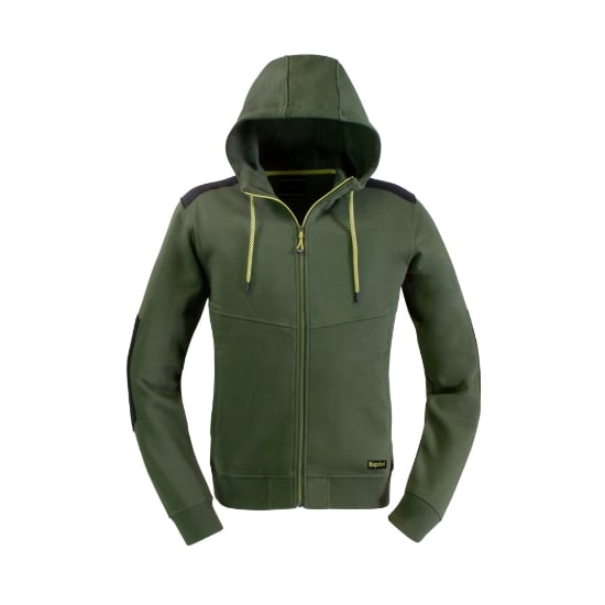 KAPRIOL - FELPA SLICK C/CAPPUCCIO VERDE XXXL