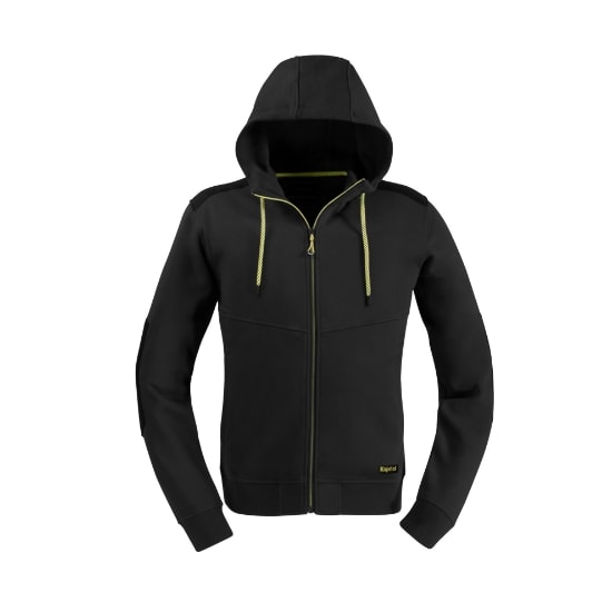 KAPRIOL - FELPA SLICK C/CAPPUCCIO NERO 5XL