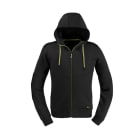 KAPRIOL - FELPA SLICK C/CAPPUCCIO NERO 5XL