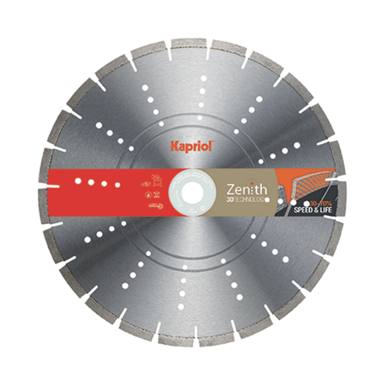 KAPRIOL - DISCO ZENITH 3D TS-HH-LCB-H 300X25,4
