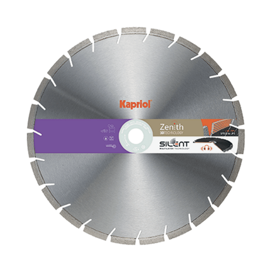 KAPRIOL - DISCO ZENITH 3D TS-HH-LGS-SIL 300X25,4