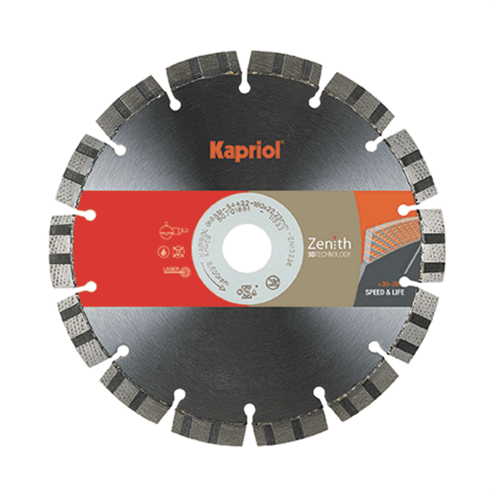 KAPRIOL - DISCO ZENITH 3D GM-BB 125X22,2