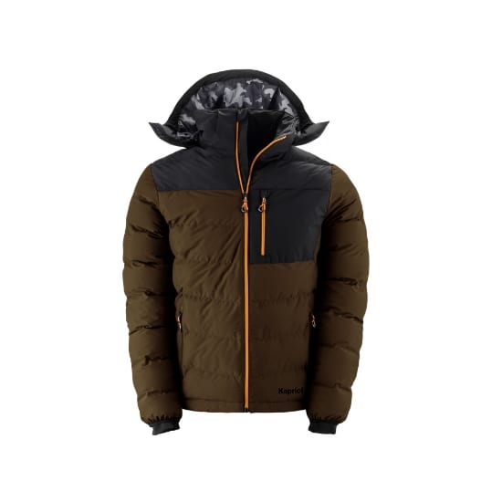 KAPRIOL - GIACCA THERMIC MARRONE/NERO L