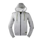 KAPRIOL - FELPA SLICK C/CAPPUCCIO GRIGIO CHIARO ME