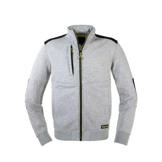 KAPRIOL - FELPA SLICK GRIGIO CHIARO MELANGE XXL