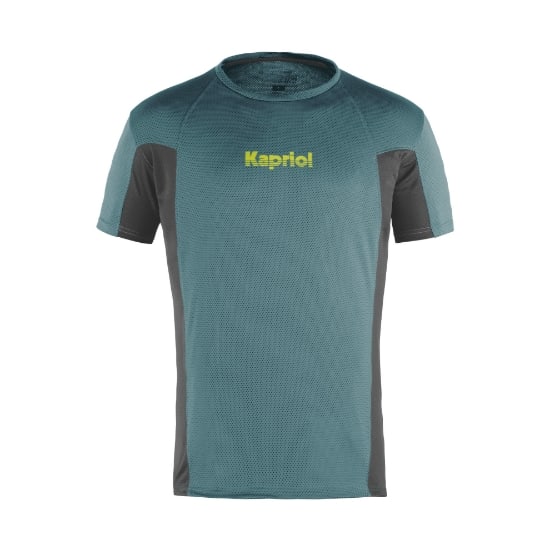 KAPRIOL - T-SHIRT QUICK DRY HYDRO BLU/GRIGIO M
