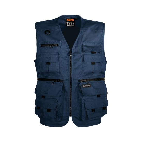 KAPRIOL - GILET MULTITASCHE BLU XXXL