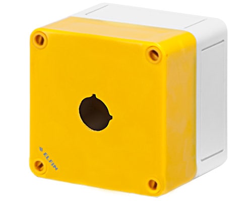 NEW ELFIN - CASSETTA PS 94X94X81 COP.GIALLO 1F