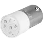 NEW ELFIN - LAMPADINA LED BLU GIALLA 24VDC 010BA9SLBLG24