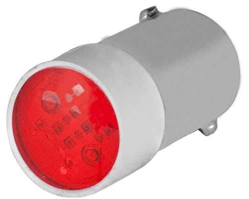 NEW ELFIN - LAMPADINA LED ROSSA 12V AC DC 010BA9SLR12