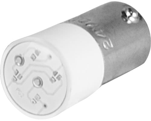 NEW ELFIN - LAMPADINA LED VERDE GIALLA 24VDC