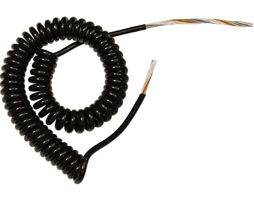 NEW ELFIN - CAVO SPIRALATO NERO 12X05 L=3M