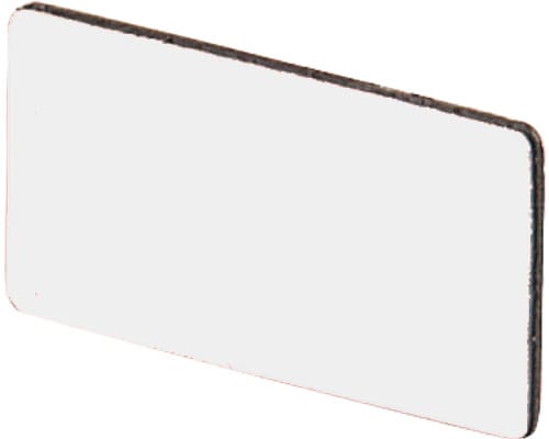 NEW ELFIN - TARGHETTA 13X27 NEUTRA BIANCA 02000TB