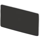 NEW ELFIN - TARGHETTA 13X27 NEUTRA NERA