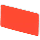 NEW ELFIN - TARGHETTA 13X27 NEUTRA ROSSA