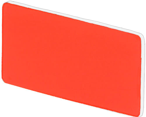 NEW ELFIN - TARGHETTA 18X27 NEUTRA ROSSA