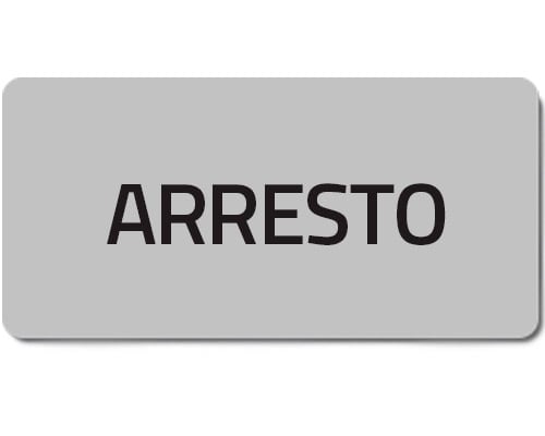 NEW ELFIN - TARGHETTA ADES.ARRESTO