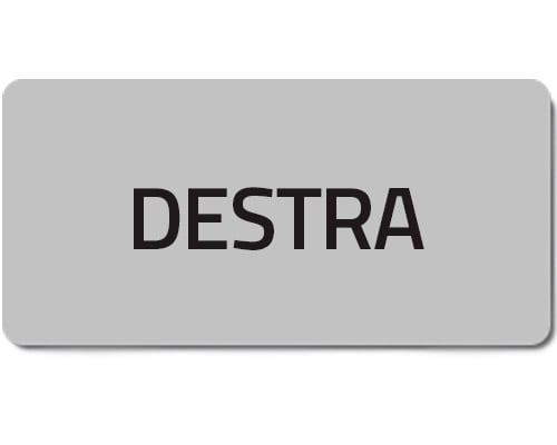 NEW ELFIN - TARGHETTA ADES.DESTRA 02007T