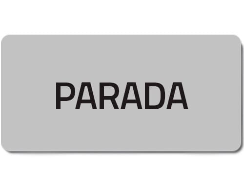 NEW ELFIN - TARGHETTA ADES.PARADA