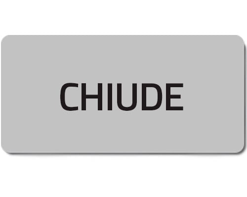 NEW ELFIN - % TARGHETTA ADES.CHIUDE