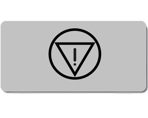 NEW ELFIN - % TARGHETTA ADES.SIMB.ARRESTO EMERG