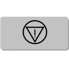 NEW ELFIN - % TARGHETTA ADES.SIMB.ARRESTO EMERG