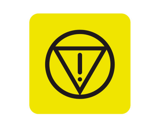 NEW ELFIN - TARGHETTA ADES.22X22 ARRESTO EMERG. 020144T22