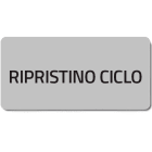 NEW ELFIN - % TARGHETTA ADES.RIPRISTINO CICLO