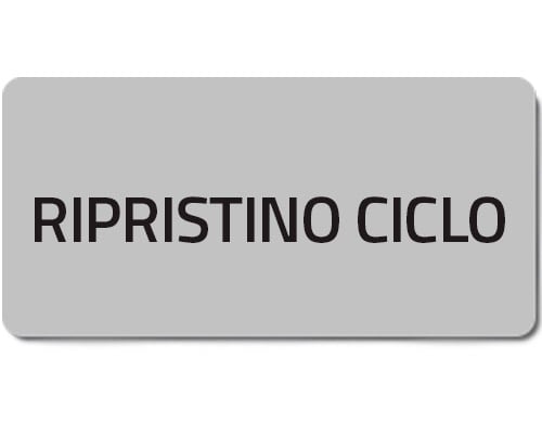 NEW ELFIN - % TARGHETTA ADES.RIPRISTINO CICLO
