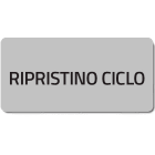 NEW ELFIN - % TARGHETTA ADES.RIPRISTINO CICLO