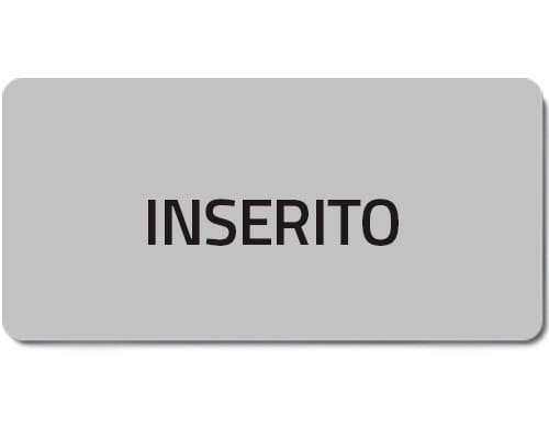 NEW ELFIN - % TARGHETTA ADES.INSERITO