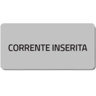 NEW ELFIN - TARGHETTA ADES.CORRENTE INSERITA